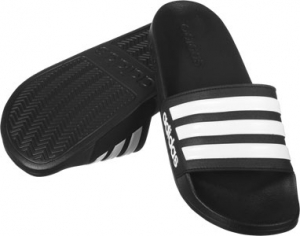 ADIDAS CF ADILETTE BLACK WHITE