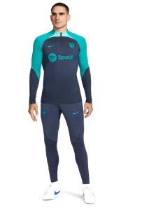 Nike-FC-Barcelona-Strike-Trainingspak-14-Zip-2023-2024-Donkerblauw-Turquoise-E-140