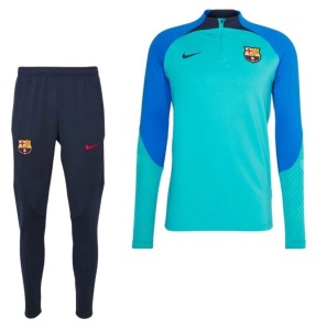 Nike-FC-Barcelona-Strike-Trainingspak-2022-2023-Turquoise-Blauw-Donkerblauw