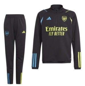 adidas-Arsenal-Trainingspak-Zip-2023-2024-Kids-Zwart-Blauw-Geel
