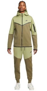 Nike-Tech-Fleece-Trainingspak-Olijfgroen-Groen