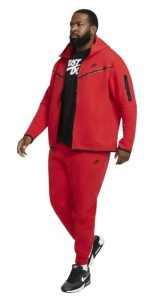 Nike-Tech-Fleece-Trainingspak-Rood-Zwart-Zwart