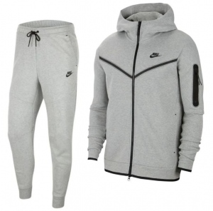 Nike-Tech-Fleece-Trainingspak-Full-Zip-Grijs