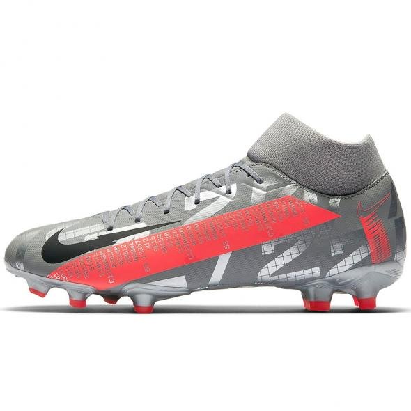 nike mercurial grijs oranje