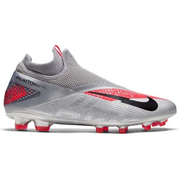 NIKE PHANTOM VSN 2 PRO DF GRAS VOETBALSCHOENEN (FG) METALLIC GRIJS ZWART -  Paul Pessel Sport | Soccer Center Utrecht | De voetbalspecialist