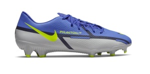 Nike-Phantom-GT2-Academy-Gras-Kunstgras-Voetbalschoenen-MG-Paars-Geel-Grijs-Zwart-E-80