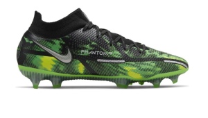 Nike-Phantom-GT2-Elite-DF-Gras-Voetbalschoenen-FG-Zwart-Grijs-Groen-E-250