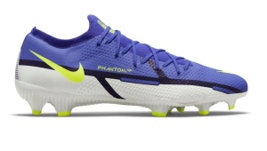 Nike-Phantom-GT2-Pro-Gras-Voetbalschoenen-FG-Paars-Geel-Grijs-Zwart-E-140
