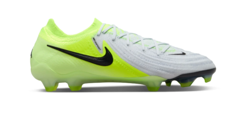 Nike-Phantom-GX-II-Elite-Gras-Voetbalschoenen-FG-Neongeel-Zilver-Zwart-