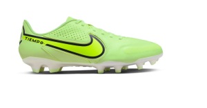 Nike-Tiempo-Legend-9-Academy-Gras-Kunstgras-Voetbalschoenen-MG-Lichtgroen-Felgeel-Wit