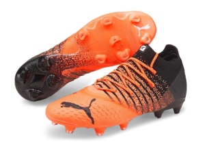 PUMA-Future-1.3-Gras-Kunstgras-Voetbalschoenen-MG-Oranje-Zwart-E-200