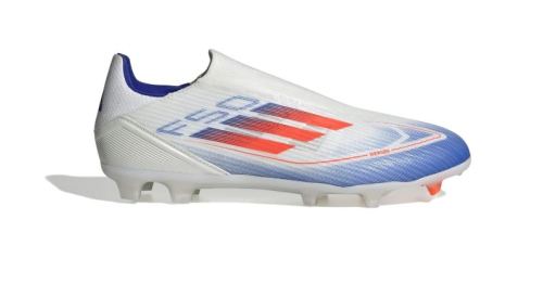 adidas-F50-League-Veterloze-Gras-Voetbalschoenen-FG-Wit-Rood-Blauw-E-100